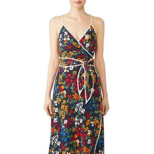 Tory Burch Floral Grotto Wrap Dress